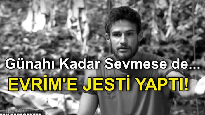Survivor Batuhan Karacakaya Günahı Kadar Sevmediği Evrim Keklik'e Jest Yaptı!