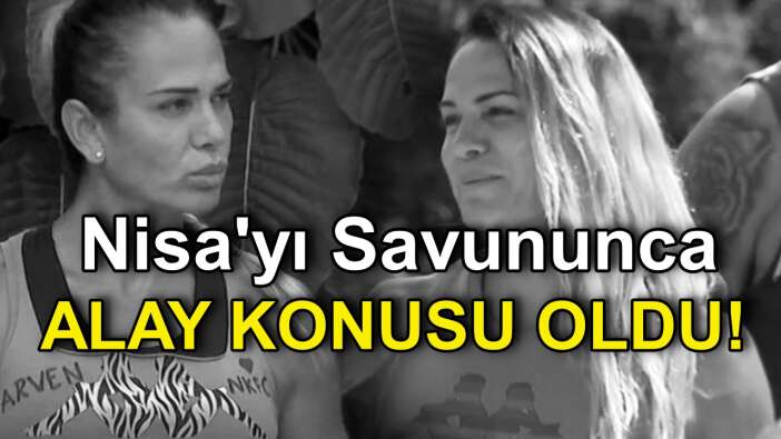 Survivor 2022'de Nagihan Karadere'nin Nisa'yı Savunması Alay Konusu Oldu! Acun'dan Tokat gibi cevap!