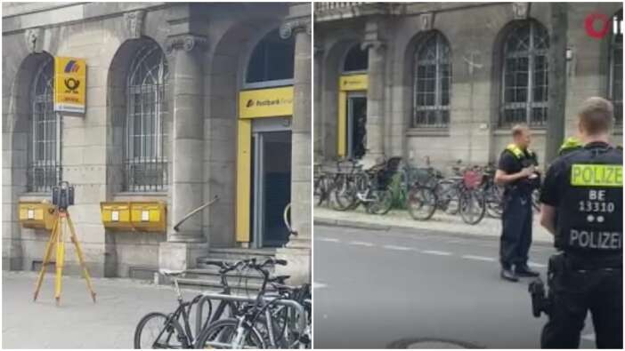 Berlin'de büyük vurgun, para nakil aracı soyuldu