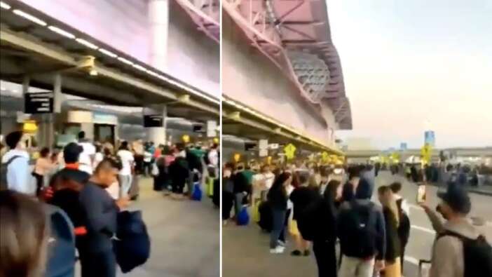 ABD'deki Uluslararası Havalimanı'nda bomba paniği: Terminal boşaltıldı!