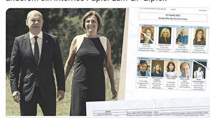 Almanya Başbakanı Scholz'un çöpünden 'devlet sırrı' çıktı! G7 zirvesinden notlar da bulundu