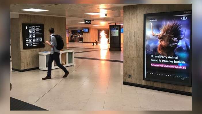 Brüksel'de terör alarmı! Tren istasyonundaki canlı bomba etkisiz hale getirildi