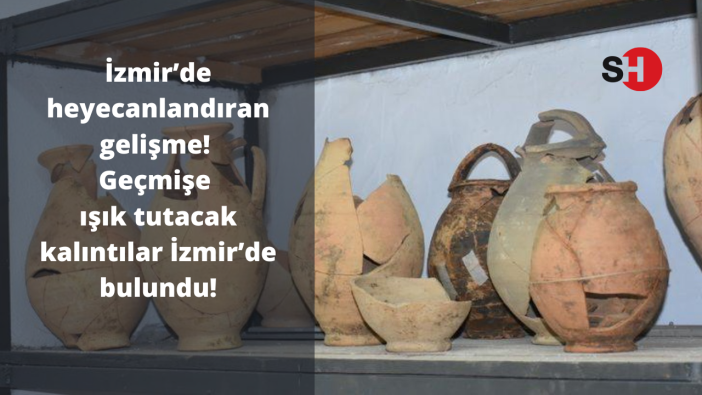 İzmir’de heyecanlandıran gelişme! Geçmişe ışık tutacak kalıntılar İzmir’de bulundu!