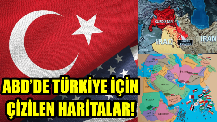 İşte ABD’nin Türkiye’yi bölme planı ve hedeflenen haritalar!