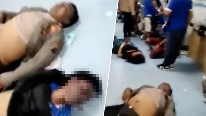 174 kişi öldü! Endonezya'daki korkunç izdihamda hastane görüntüleri ortaya çıktı!