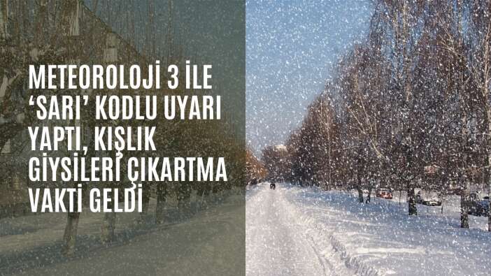 Meteoroloji 3 ile ‘sarı’ kodlu uyarı yaptı, kışlık giysileri çıkartma vakti geldi