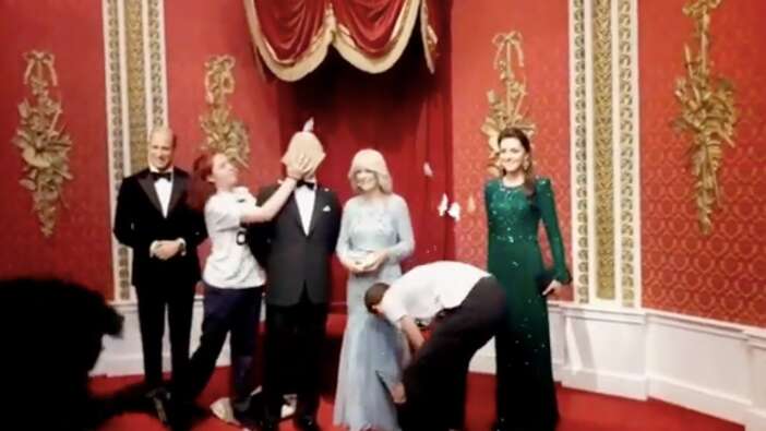 Fosil yakıt karşıtları müzelere saldırmaya devam ediyor: Bu sefer de hedeflerine Kral 3. Charles'ı aldılar