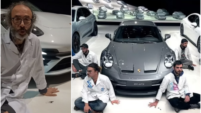 Porsche garajında eylem yapmak istediler: Aç, susuz ve karanlıkta kaldılar