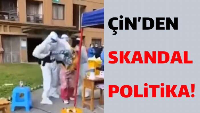 İnsanlık dışı politika! Çin'den tartışma yaratacak görüntüler