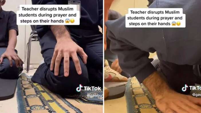 Namaz kılan öğrencilere 'büyü yapıyorsunuz' diyen öğretmen kovuldu!