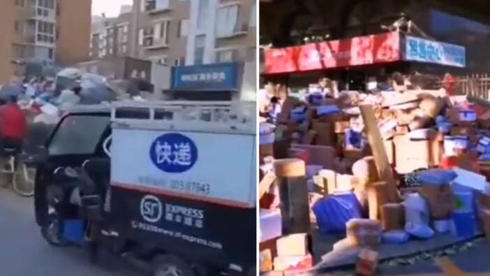 Çin'de yeni semptomlar ortaya çıktı! Milyonlarca kargo paketi çöpe atıldı