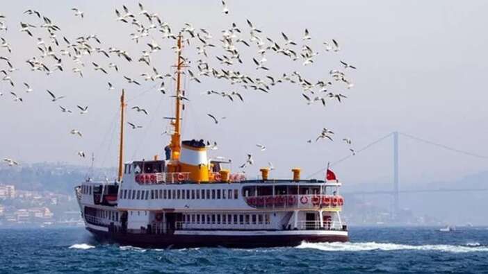 İstanbul'da deniz ulaşımına lodos engeli