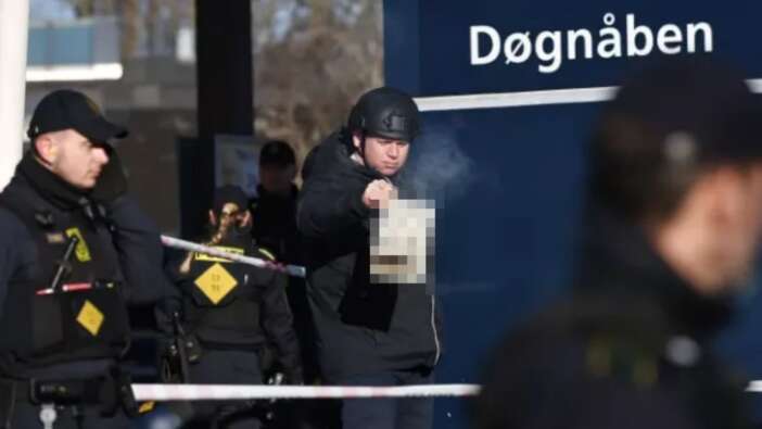 İsveç'ten sonra bu kez de Danimarka'da! Provokatör Paludan bir kez daha Kur'an yaktı!