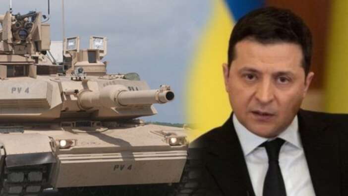 ABD’nin Ukrayna'ya vereceği tanklar Zelenskiy’i sevindirdi