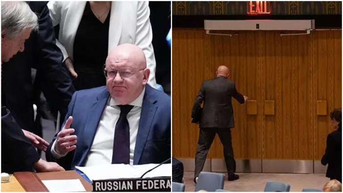 BM toplantısında gergin anlar! Ukrayna'nın talebi sonrası Rus büyükelçi salonu terk etti