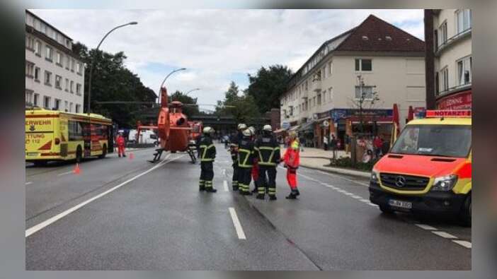 Hamburg'da süpermarkette bıçaklı saldırı!