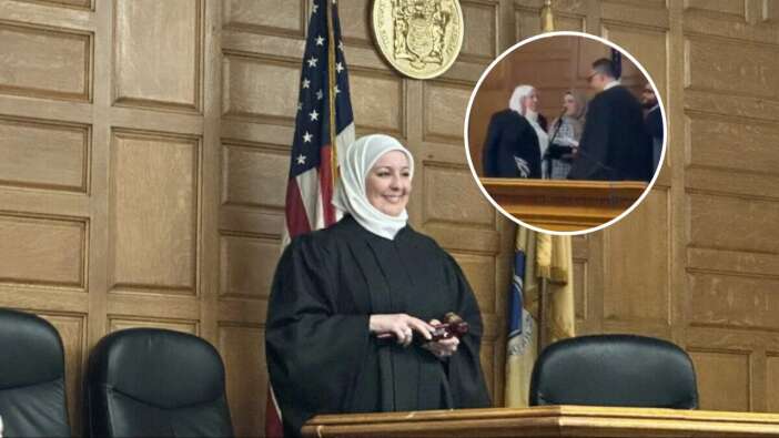 Amerika tarihinde bir ilk! Başörtülü yargıç Kur'an-ı Kerim'e el basıp göreve başladı