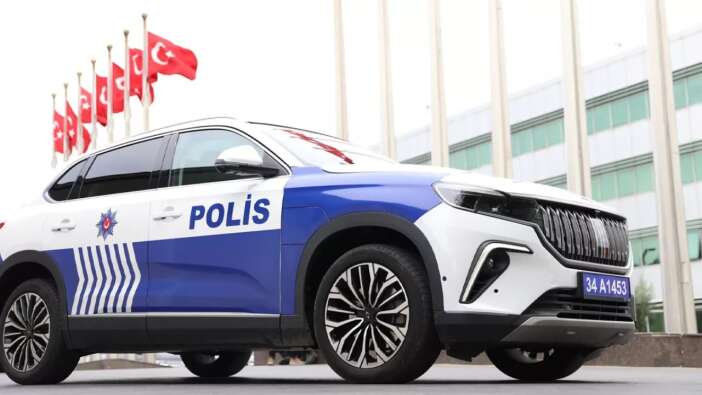 Bakan Soylu paylaştı! Yerli otomobil TOGG, polis aracı oldu