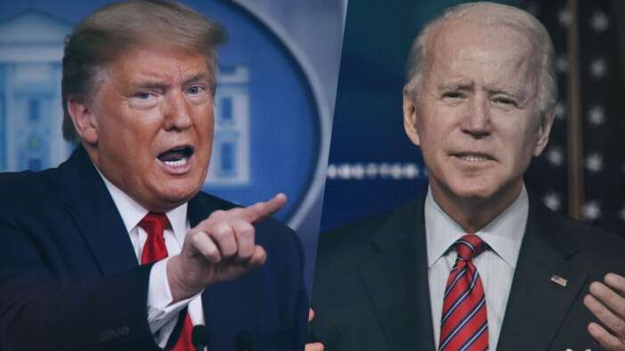Joe Biden'a büyük şok! İlk anketinde Donald Trump'ın gerisinde kaldı...
