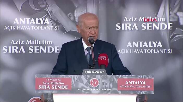 MHP lideri Devlet Bahçeli: Yolumuzu kesmek istiyorlar, müsaade etmeyiniz!