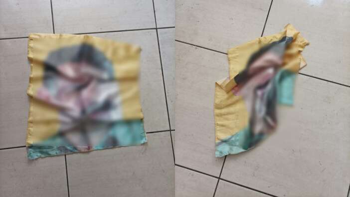 Terörist başı Öcalan flamasıyla mitinge girmeye çalışan şüpheliye gözaltı!