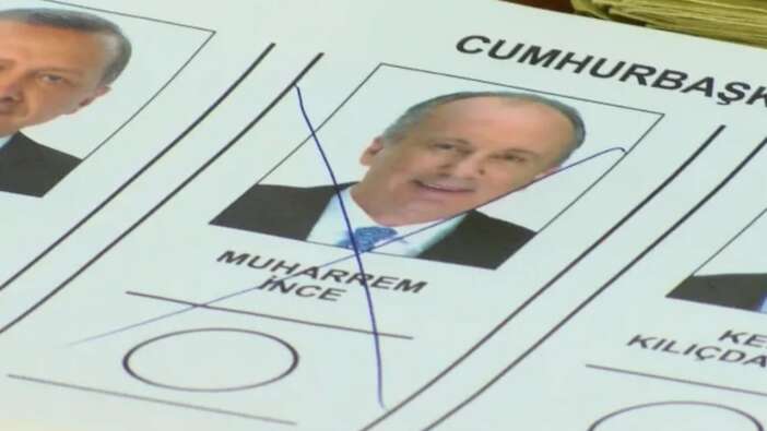 Sultangazi'de oy pusulalarında İnce'nin fotoğrafına atılan çarpı işareti tepkiye neden oldu