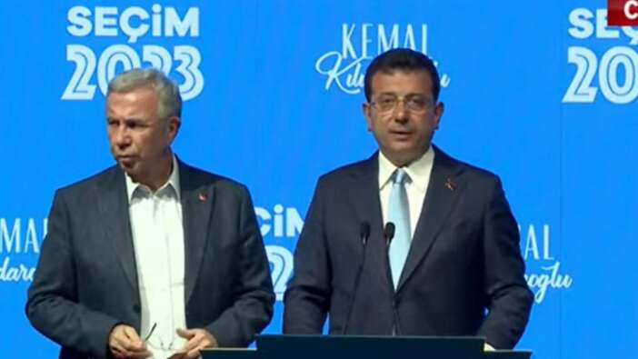 Ekrem İmamoğlu ve Mansur Yavaş'tan ilk açıklama! Verilerini yine paylaşmadılar...
