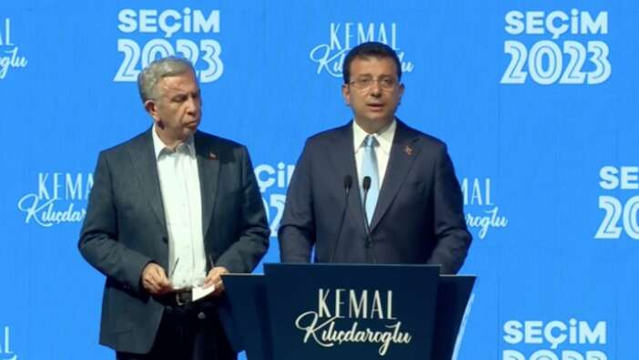 Ekrem İmamoğlu ve Mansur Yavaş'tan 4. açıklama! 'Seçimin ikinci tura kalma ihtimali yüksek'