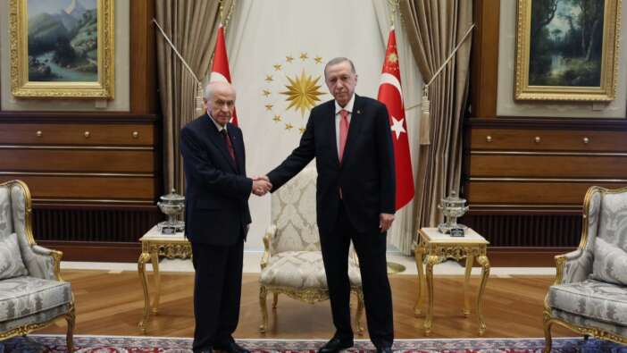 Beştepe'de 2. tur zirvesi: Cumhurbaşkanı Erdoğan, Bahçeli ile bir araya geldi