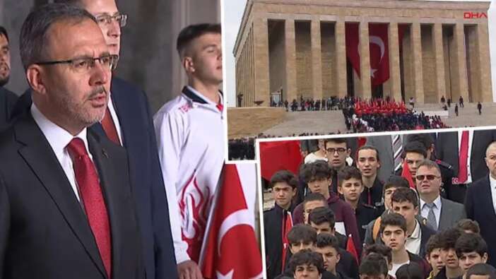 81 ilden gençler Anıtkabir'de! Bakan Kasapoğlu: Yarınlar gençlerimizle birlikte daha aydınlık olacak