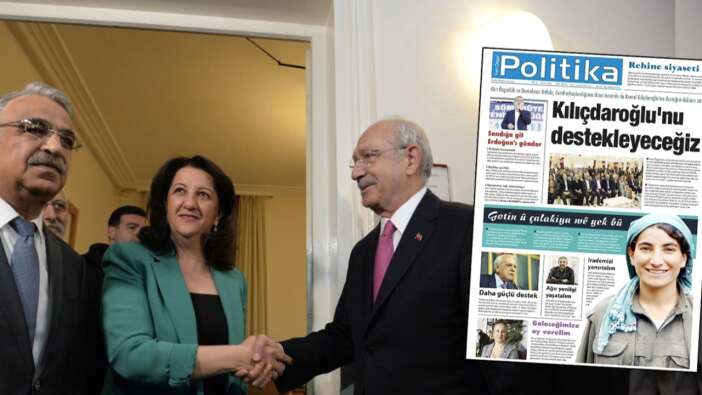PKK'nın gazetesinden ''Kılıçdaroğlu'nu destekleyeceğiz'' manşeti!