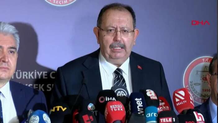 YSK Başkanı Yener'den ilk açıklama: Herhangi bir olumsuz durum söz konusu olmamıştır!