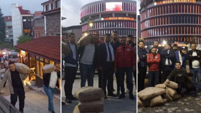 "Erdoğan kazanırsa heykelini dikerim" demişti! AK Parti Bolu Gençlik Kolları'ndan Tanju Özcan'a 10 torba çimento!