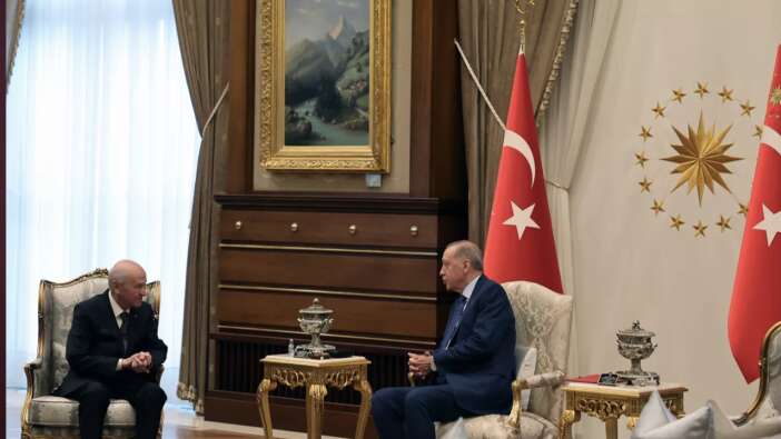 Cumhurbaşkanı Erdoğan ile Devlet Bahçeli arasında kritik görüşme başladı