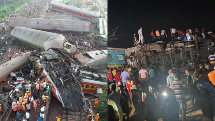 Hindistan'da korkunç kaza! 3 tren birbirine girdi: 288 ölü, 900'den fazla yaralı