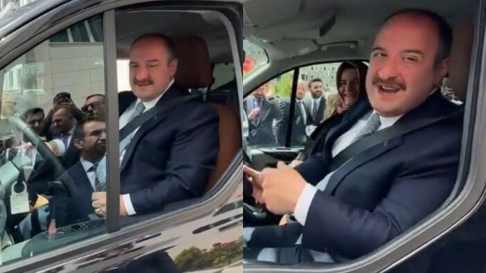 Mustafa Varank törene o araçla geldi: "Bir Togg olmasa da bu da yerli"