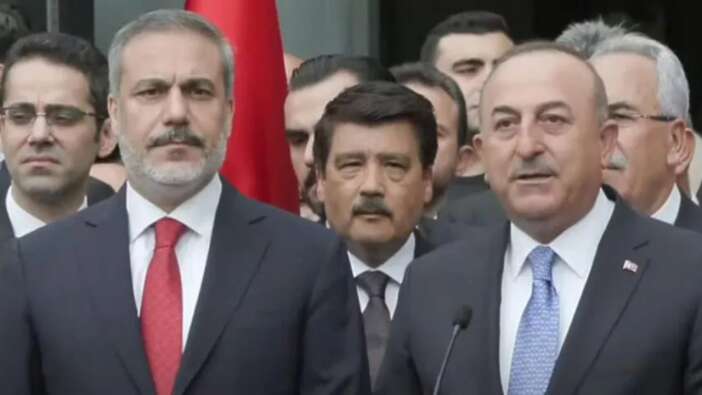 Dışişleri Bakanlığı devir teslim töreni! Çavuşoğlu görevini Hakan Fidan'a devretti! İşte Fidan'dan ilk açıklama...