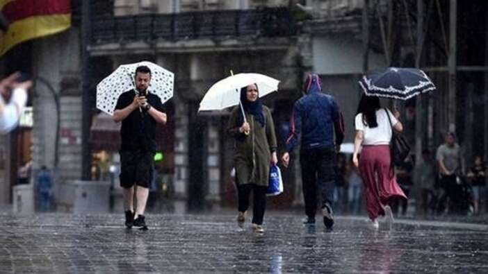 Meteorolojiden 11 kent için sarı kodlu uyarı! Kuvvetli yağış bekleniyor