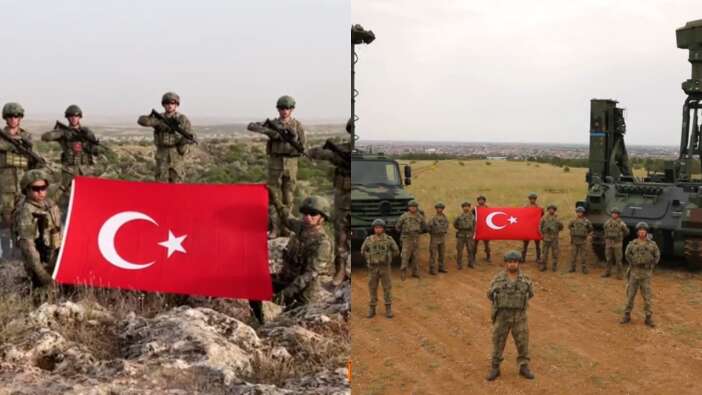 Mehmetçik'ten duygulandıran ve gururlandıran Babalar Günü kutlaması!
