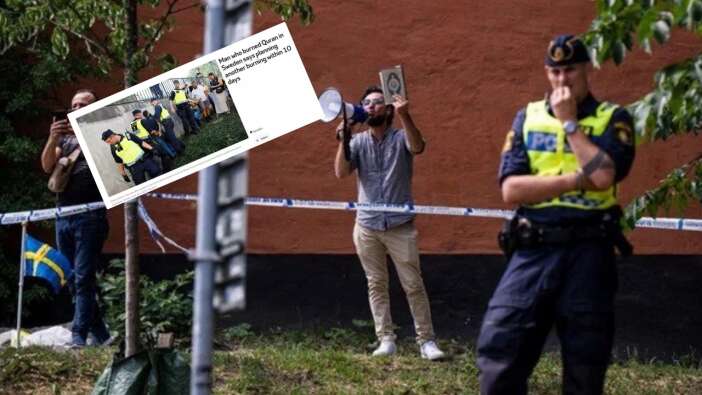 İsveç'te cami önünde Kur'an yakan provokatörün ifadesi ortaya çıktı: "10 gün sonra tekrar yakacağım"