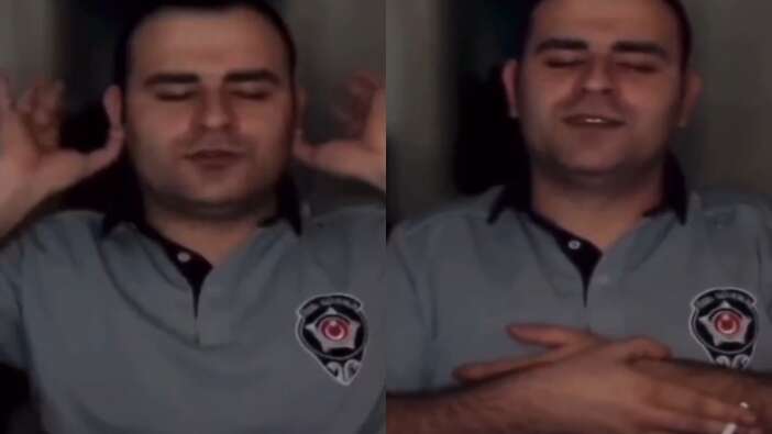 Namaz ile alay edip sure yerine Andımız okuyan şahsa gözaltı kararı