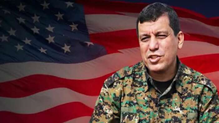 PKK/YPG'li teröristbaşı Mazlum Kobani'den hadsiz sözler! Böldü, parçaladı...