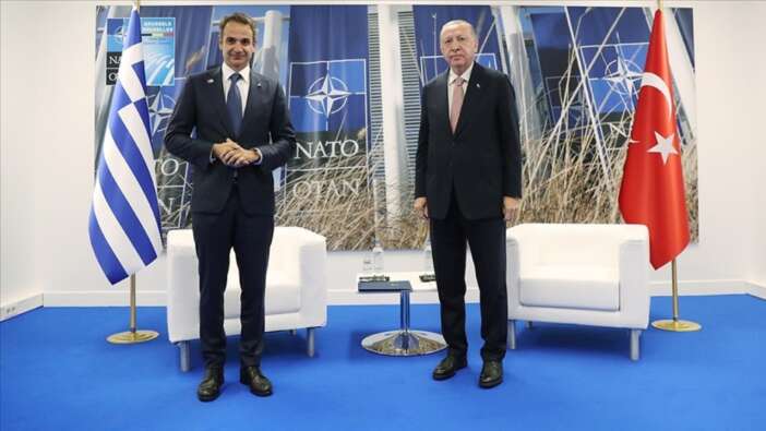 Cumhurbaşkanı Erdoğan'ın Yunanistan Başbakanı Miçotakis ile görüşmesi başladı
