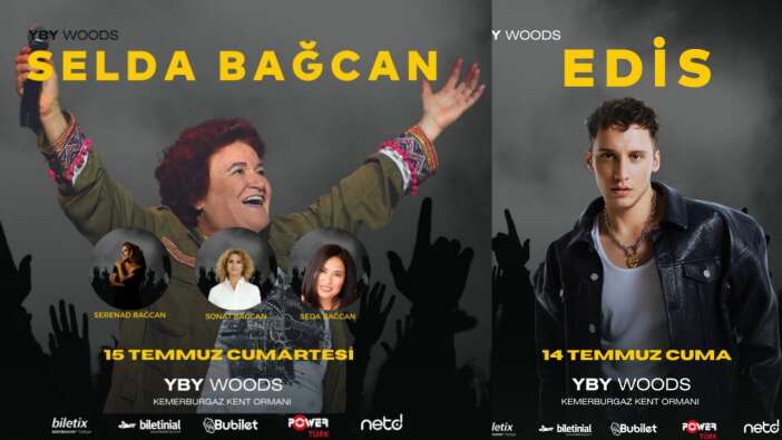 Selda Bağcan ve Edis İstanbul’un En Büyük Açık Hava Sahnesi YBY Woods’ta