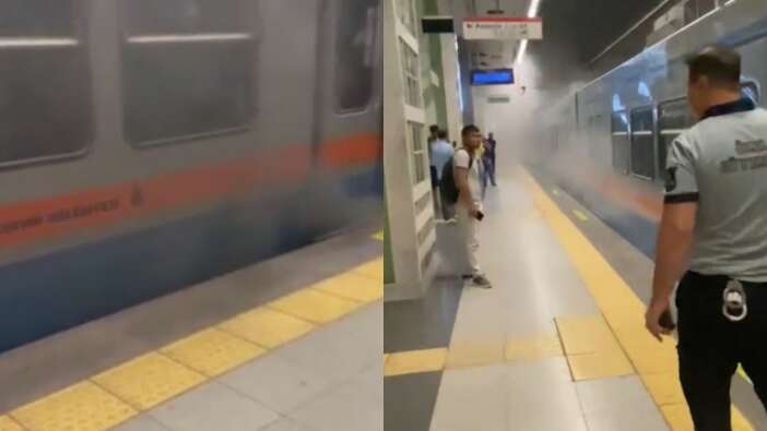 İmamoğlu Zoom toplantısında, metrolar yanıyor: Kirazlı metrosunda panik