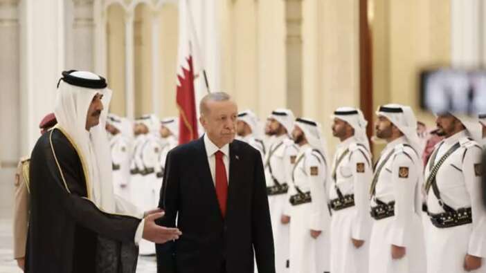 Cumhurbaşkanı Erdoğan Katar'da