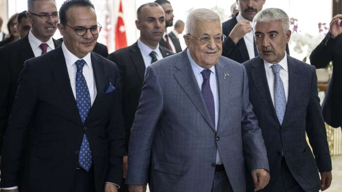 Filistin Devlet Başkanı Abbas Türkiye'ye geldi