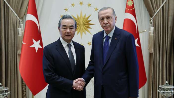 Cumhurbaşkanı Erdoğan, Çin Dışişleri Bakanı Wang Yi ile görüştü
