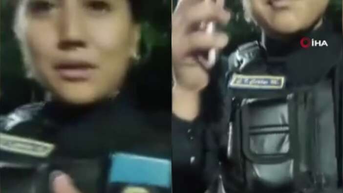 Meksika’da alkol kontrolü yapan polis alkollü çıktı: Konuşamadı bile...