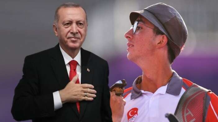 Türkiye'ye gurur yaşattı! Cumhurbaşkanı Recep Tayyip Erdoğan'dan Mete Gazoz paylaşımı...